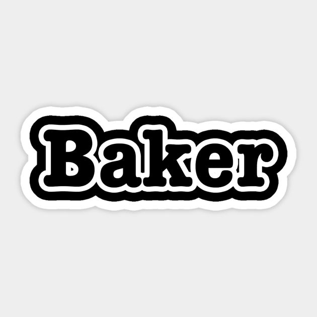 Baker Sticker by lenn